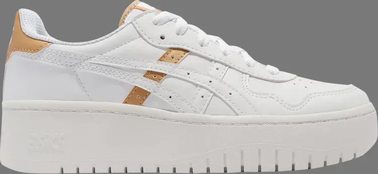 

Кроссовки wmns japan s platform 'white gold' Asics, белый