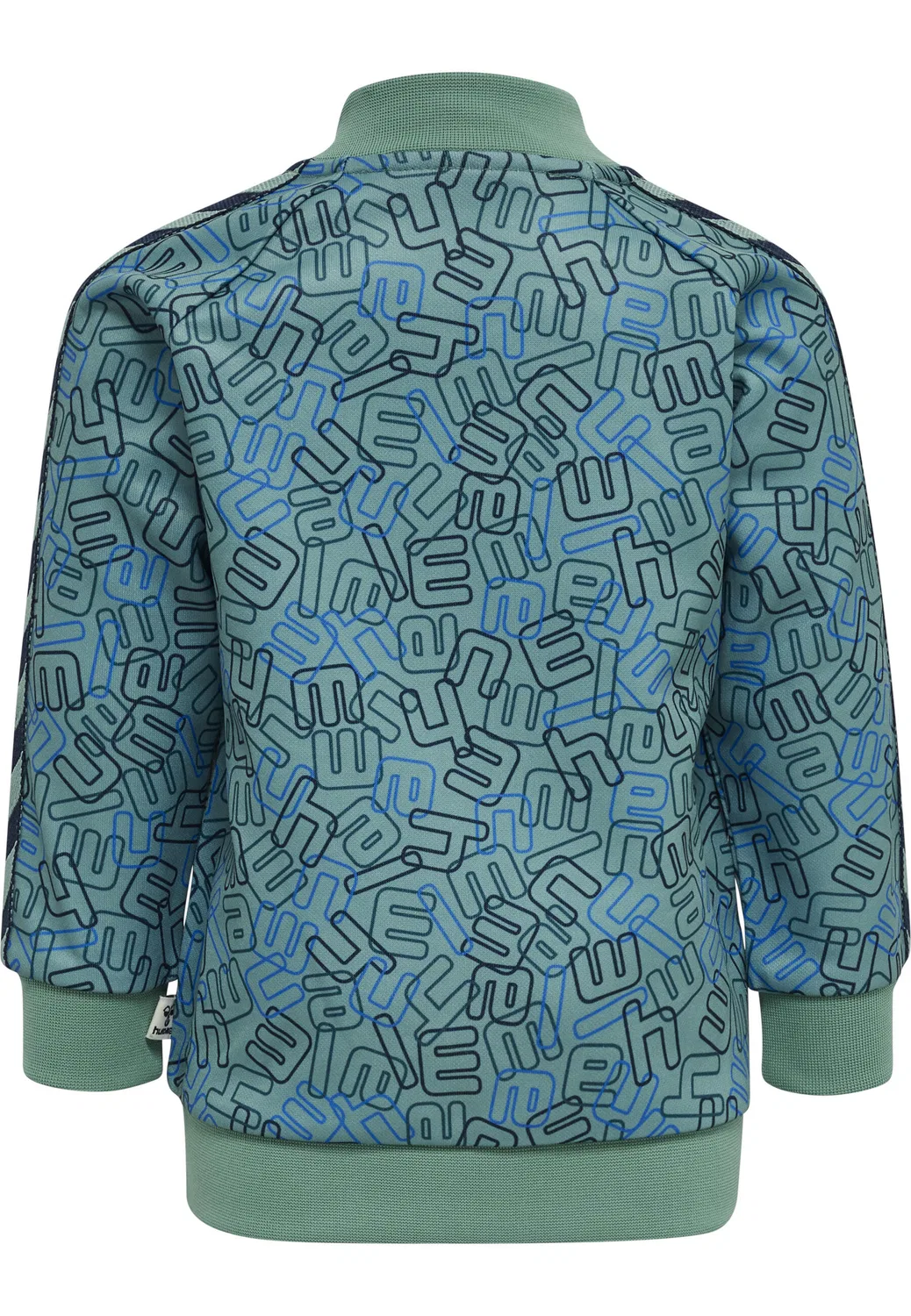 Детская куртка на молнии Hmlolympus Lifestyle Hummel, Blau Tiefseeblau Mediterranes Blau — фото 2