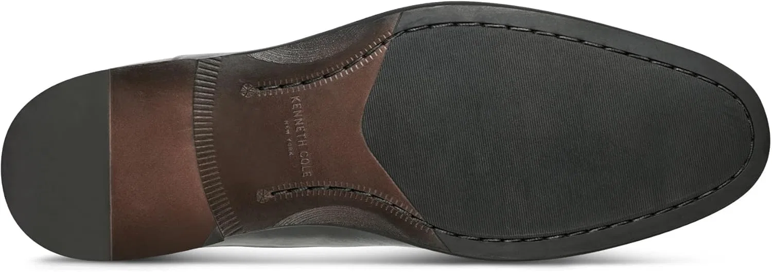 Мужские оксфорды Kenneth Cole New York Tully Cap Toe, Dark Grey Leather — фото 3