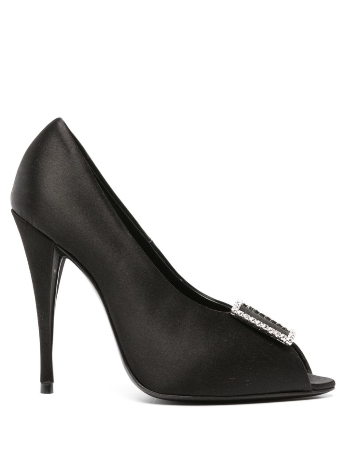 

Saint Laurent туфли со стразами, черный