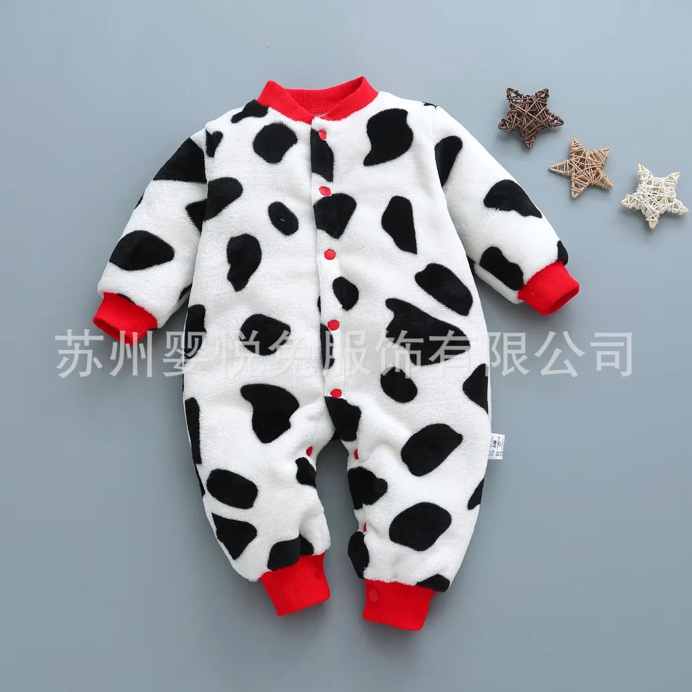General Комбинезон-пижама утепленный для малышей 0-2 лет, коровий