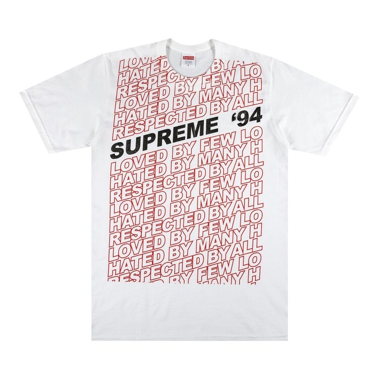 

Футболка Supreme Respected Tee 'White', белый