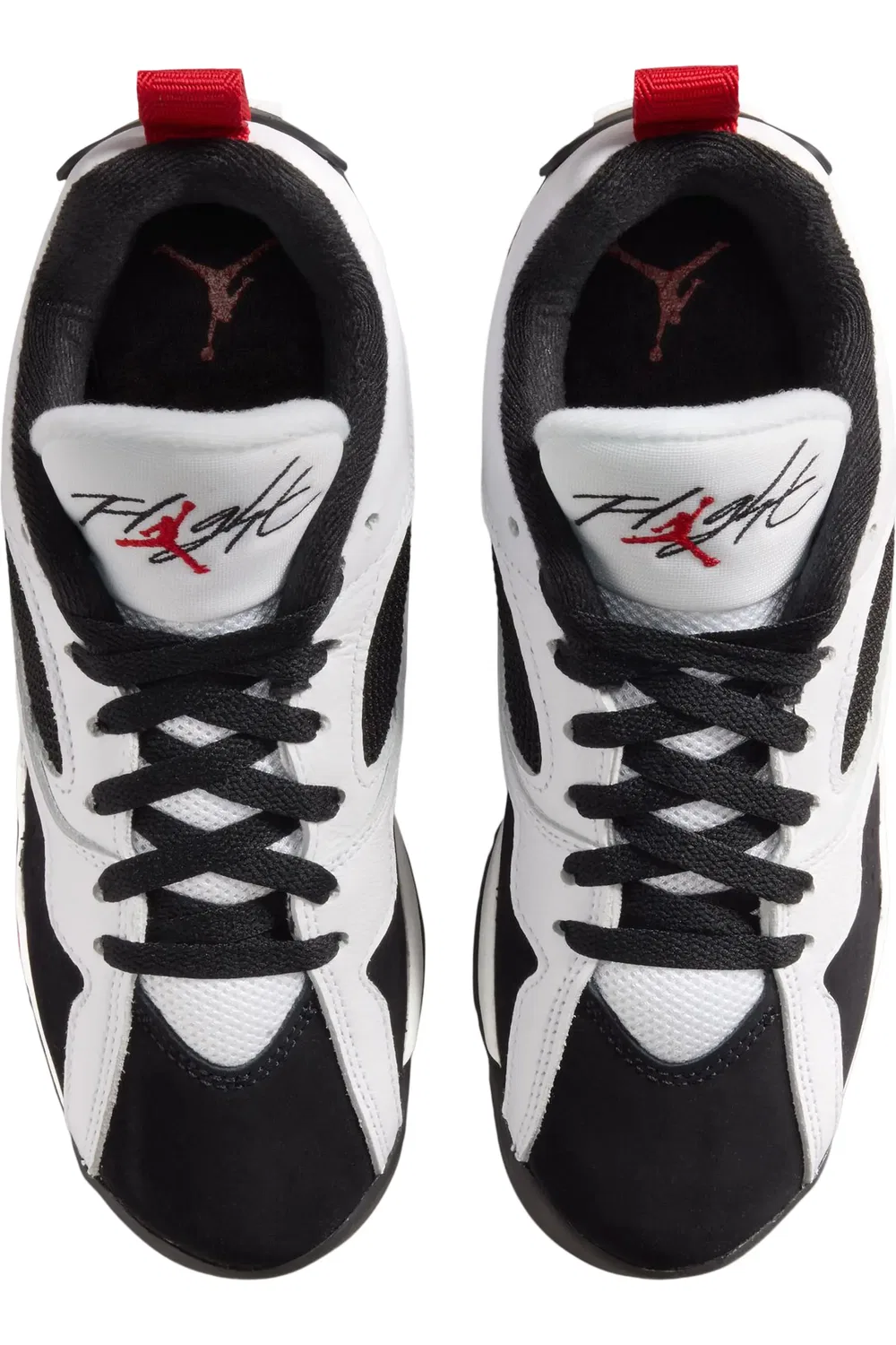 Кроссовки детские баскетбольные низкие Jordan 7 RM, White/Gym Red/Black — фото 3