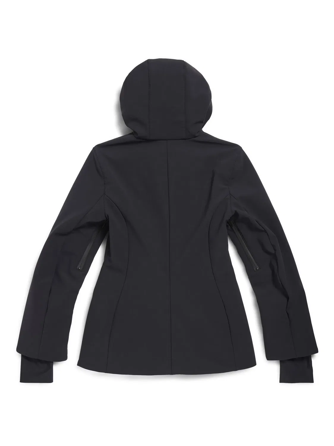 Спортивная куртка-парка с часообразным силуэтом Balenciaga, черный — фото 2