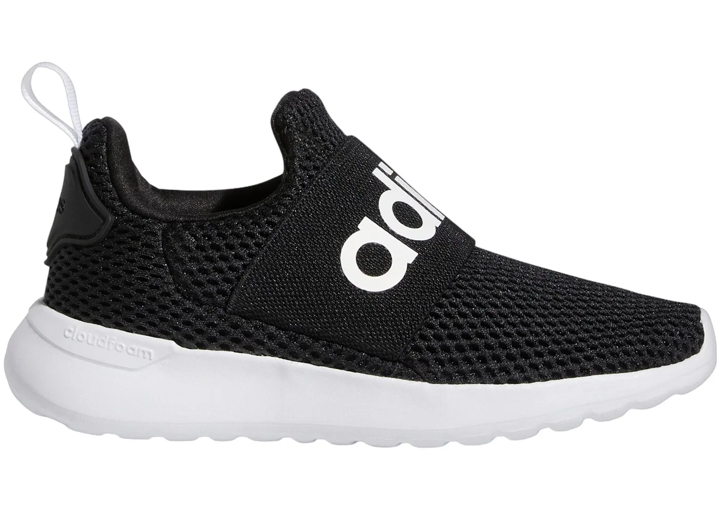 Детские кроссовки без шнуровки Adidas Lite Racer Adapt 4.0, Core Black Core Black Cloud White