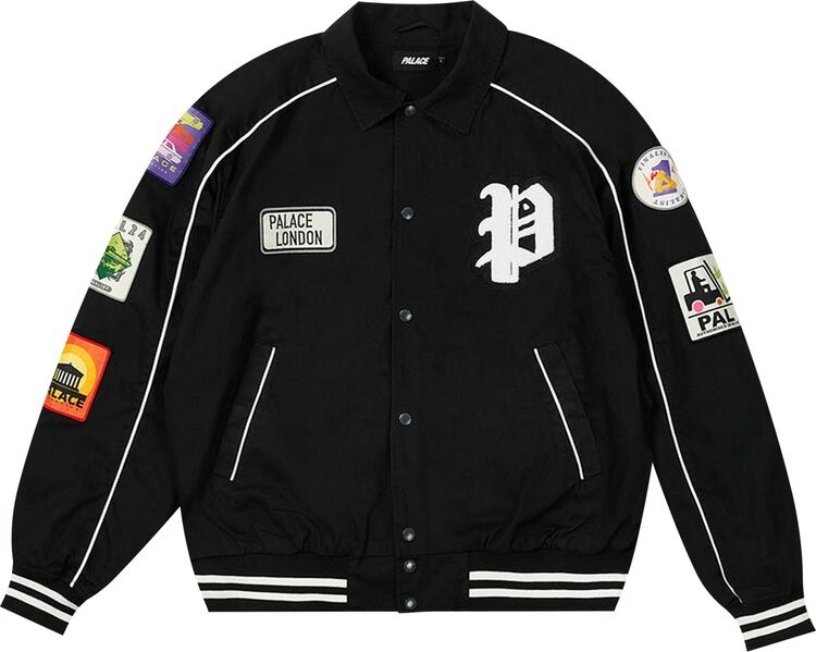 

Бомбер Palace Patches Cotton Bomber 'Black', черный