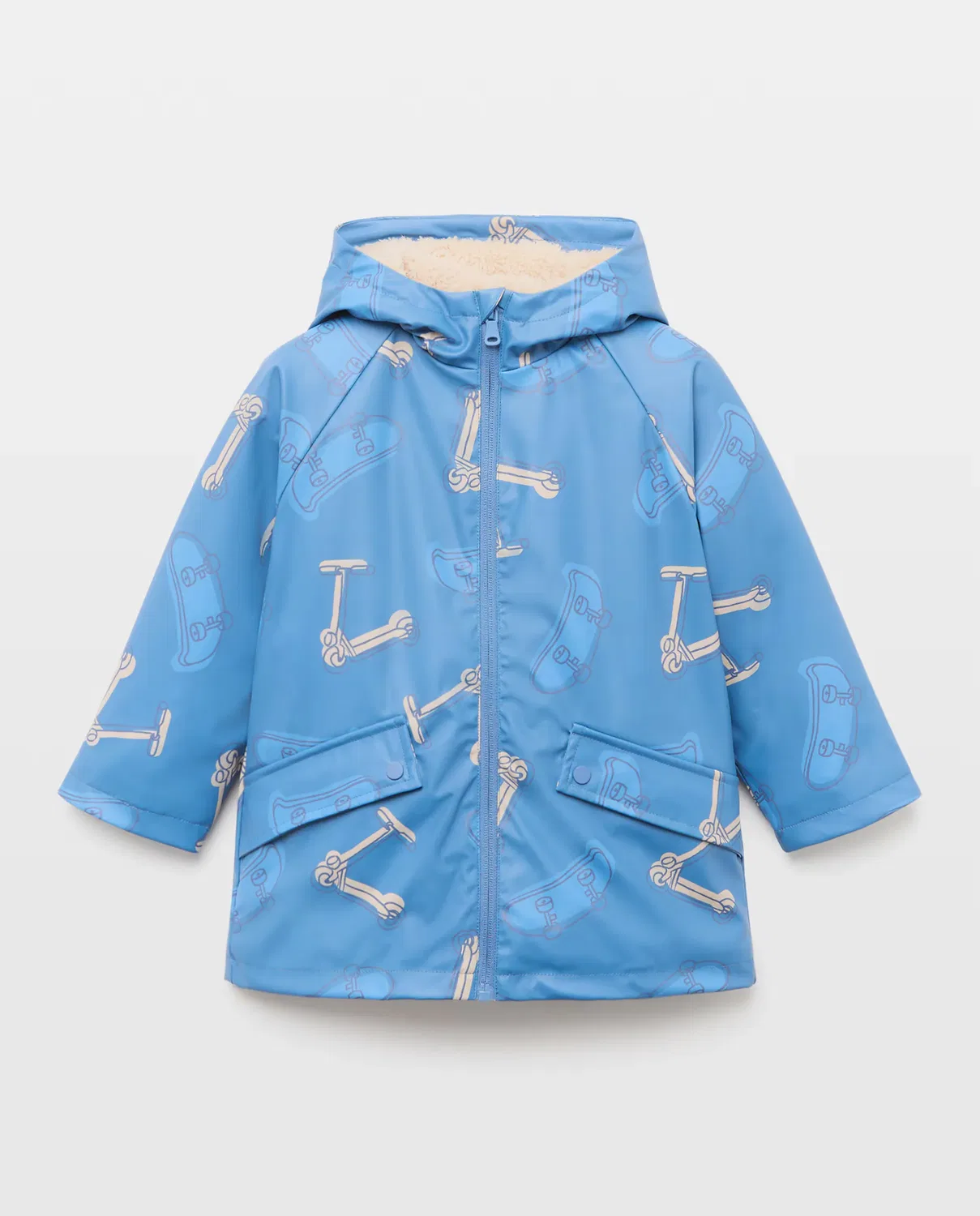 Детская куртка-парка с подкладкой из искусственного меха Kids El Corte Inglés, Azul