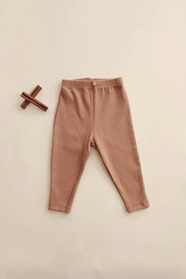 Детские леггинсы для девочек хлопковые Oh La La Koala For Little Ones, Tan Color