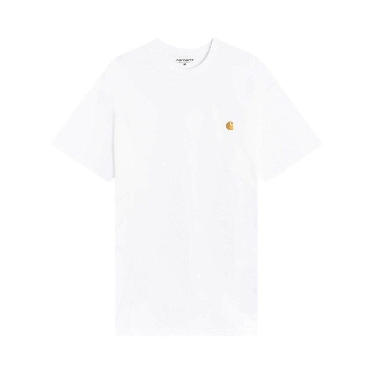 

Футболка Carhartt WIP Short-Sleeve Chase T-Shirt 'White/Gold', белый
