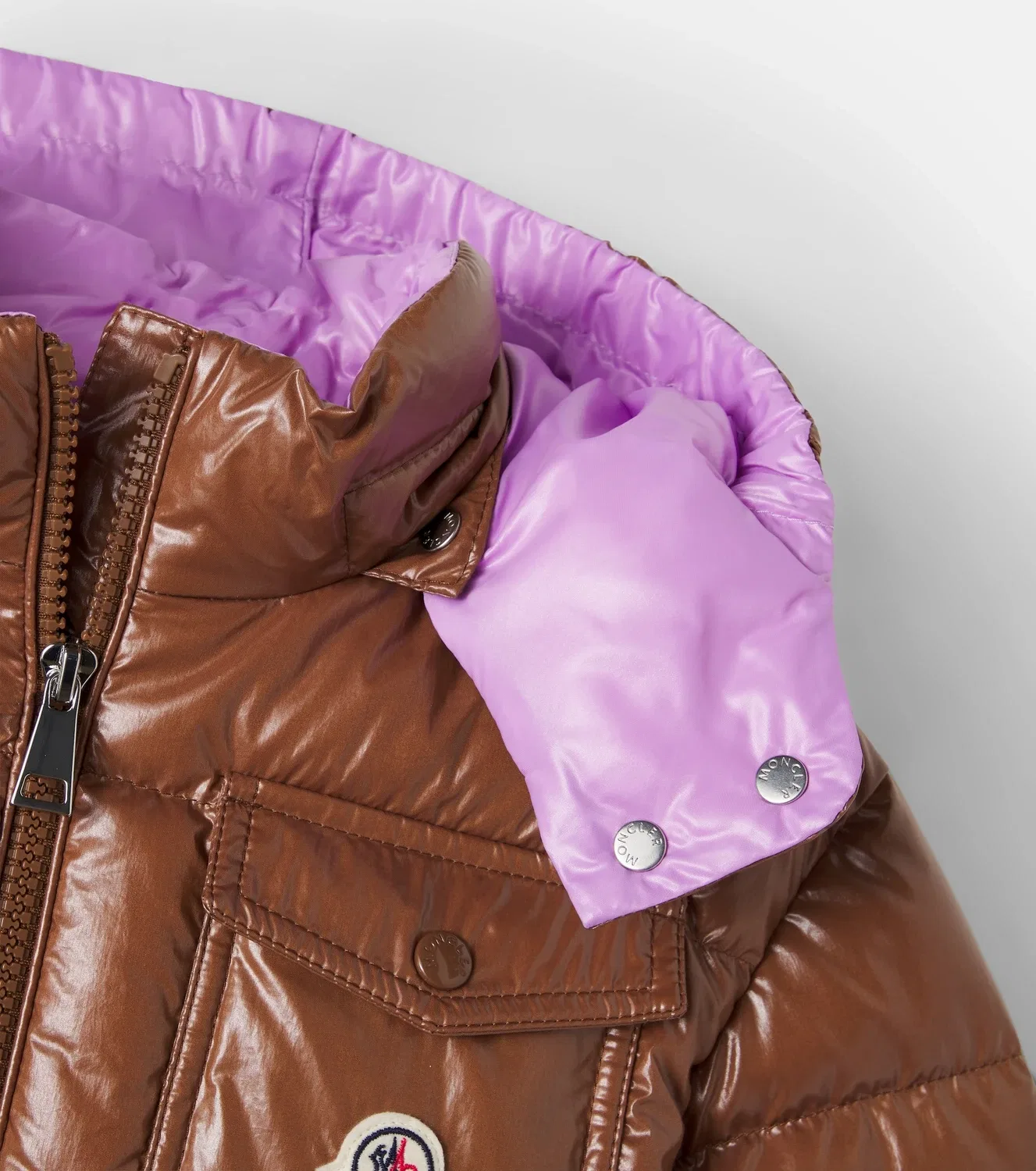 Куртка легкая New Andro Moncler Enfant, коричневый — фото 4