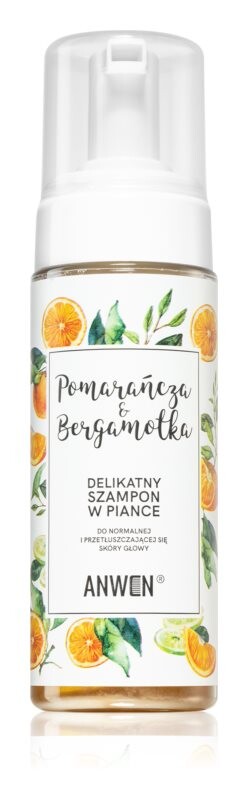

Очищающая пенка для нормальных и жирных волос Anwen Orange & Bergamot