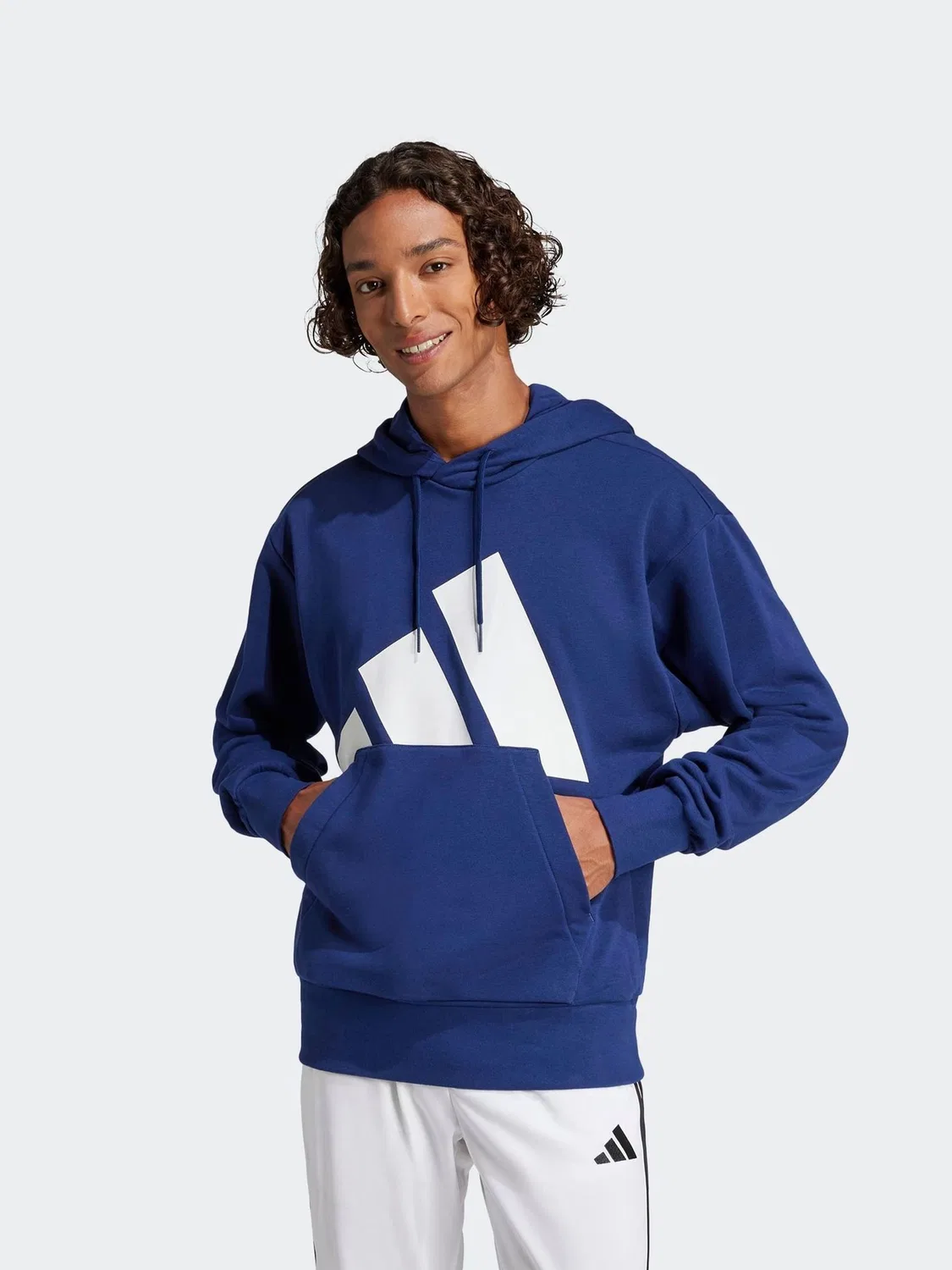 Худи, свободная посадка, Essentials Big Logo adidas, синий
