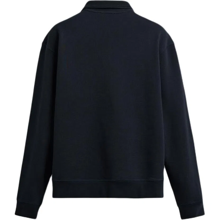 Мужской свитшот с воротником-стойкой Морской Синий ZARA — фото 3