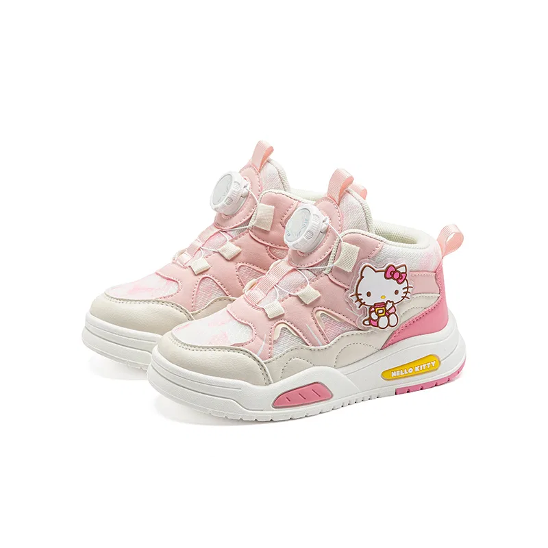 Детские кроссовки для скейтбординга Sanrio Hello Kitty, Pink/Beige — фото 4