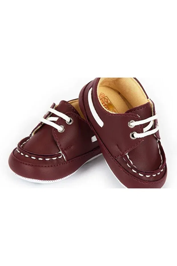 Детские пинетки для новорожденных с принтом Baby Pattini, Burgundy