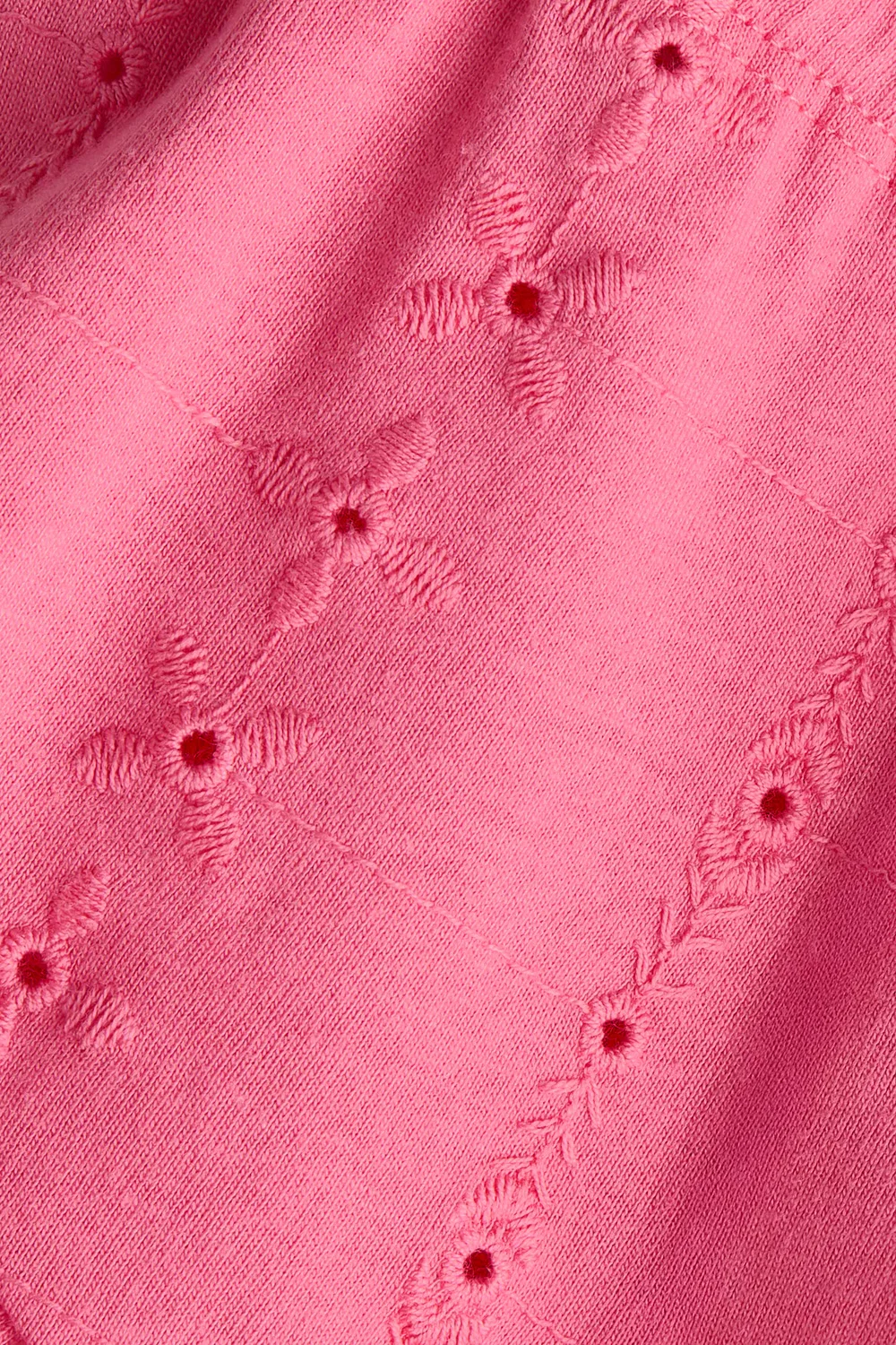 Шорты с английской вышивкой H&M, Schockrosa — фото 2