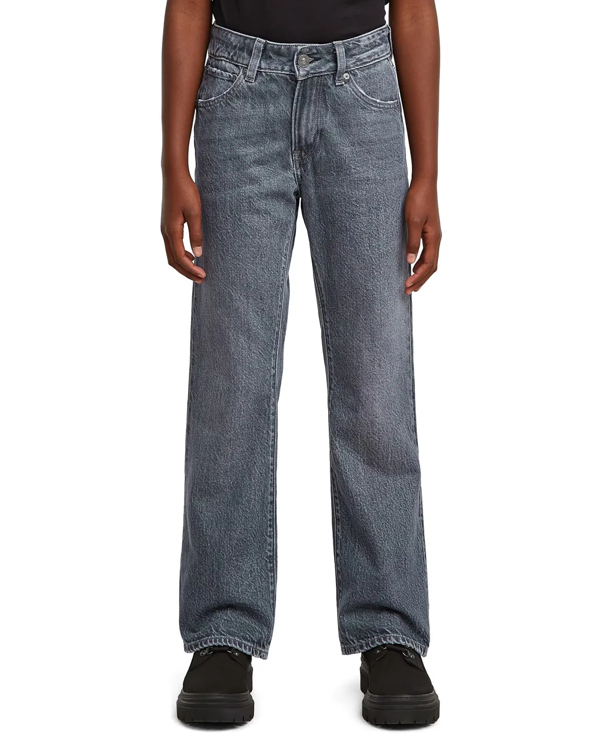 Джинсы-клеш G-Star Girls G-Bootcut Jeans синего цвета — фото 2