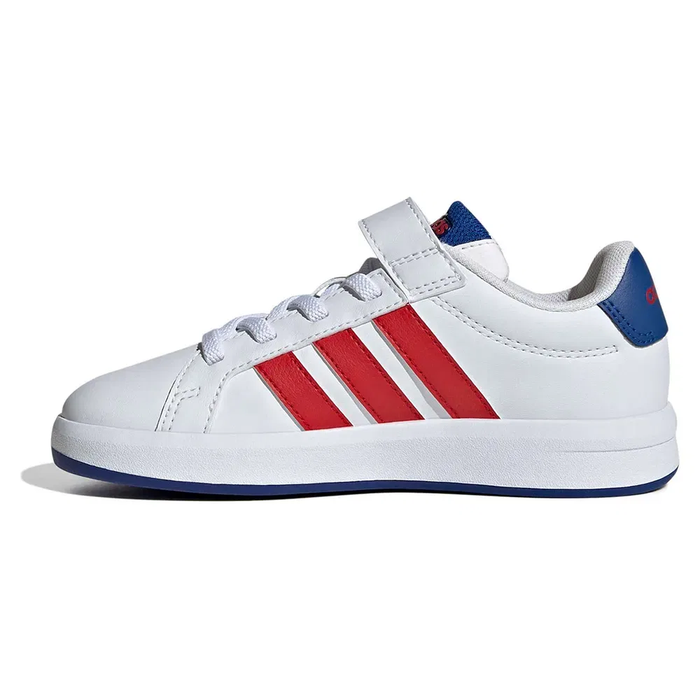 Кроссовки детские Grand Court Adidas, белый — фото 4