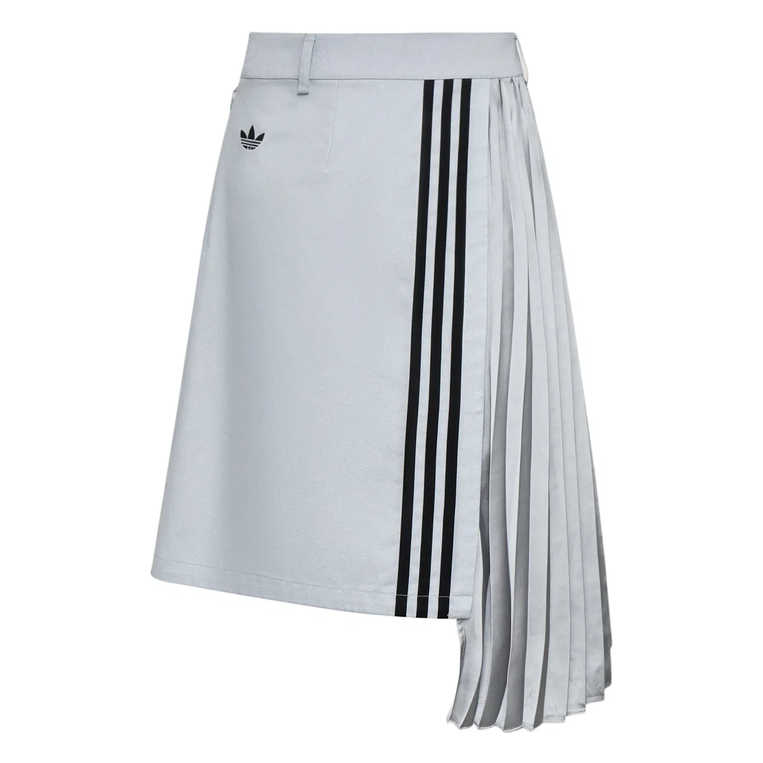Женская юбка-плиссе легкий асфальтово-серый Adidas Originals, Light Asphalt Gray