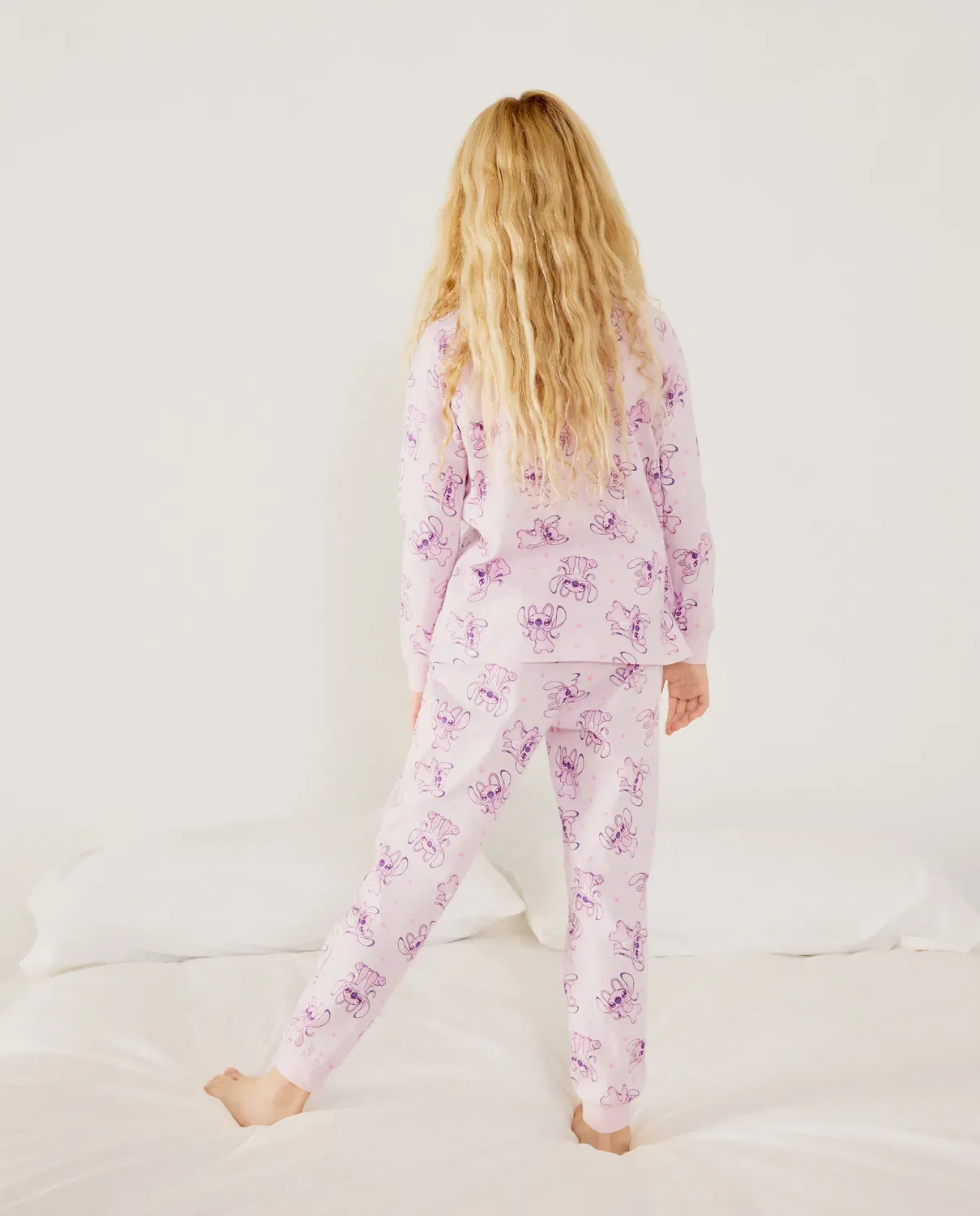 Детская пижама для девочек хлопковая Lilo Angel Cotton Juice, Rosa — фото 3