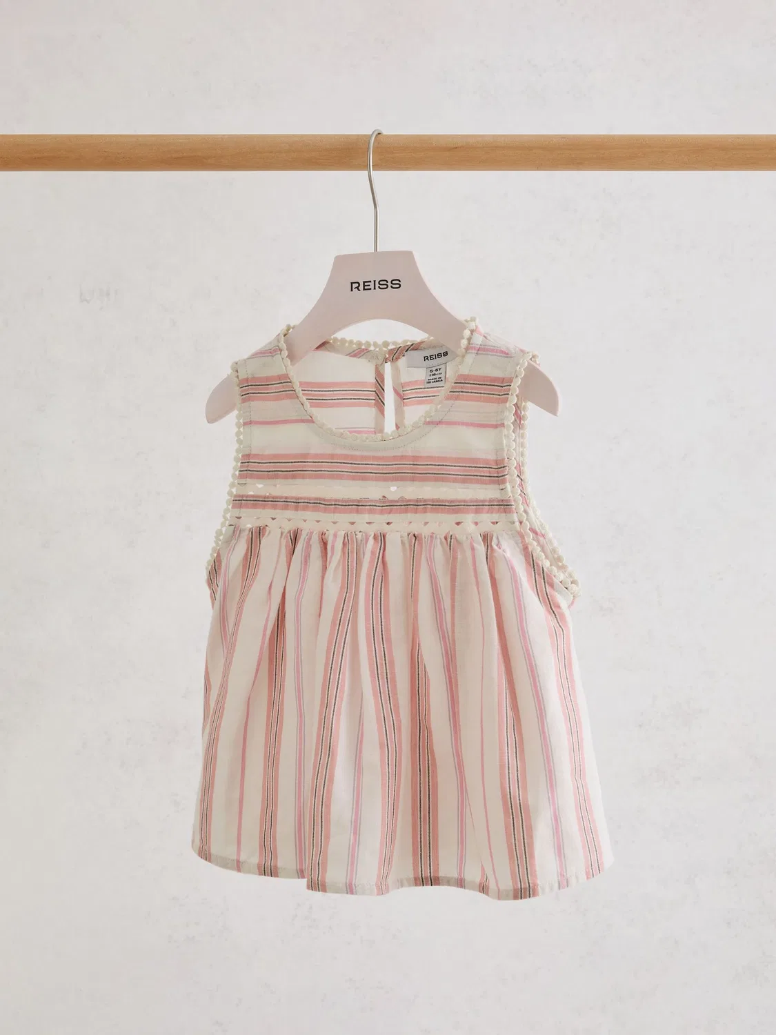 Топ babydoll Elsbeth Reiss, розовый