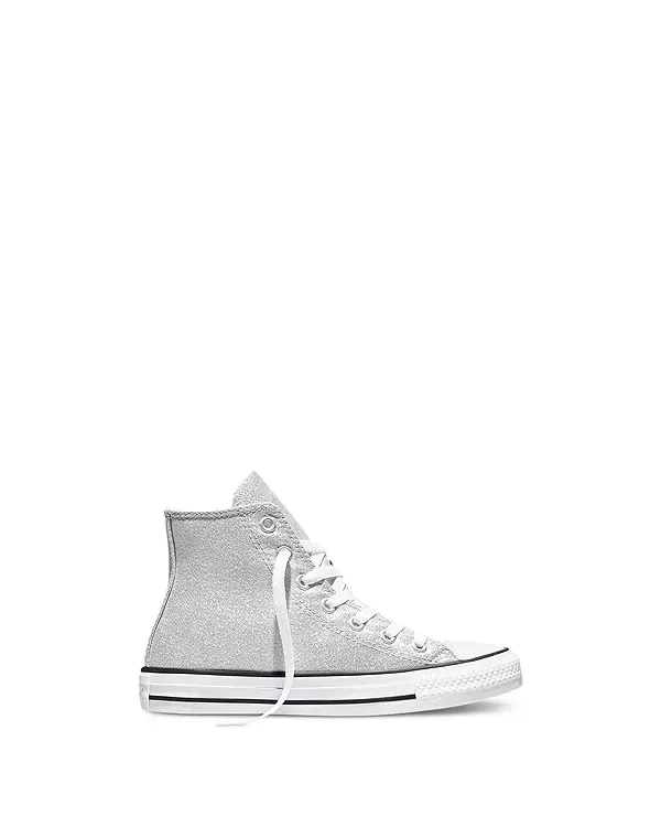 Детские кроссовки для девочек с блестящим верхом Converse, Golden View/White/Black — фото 3