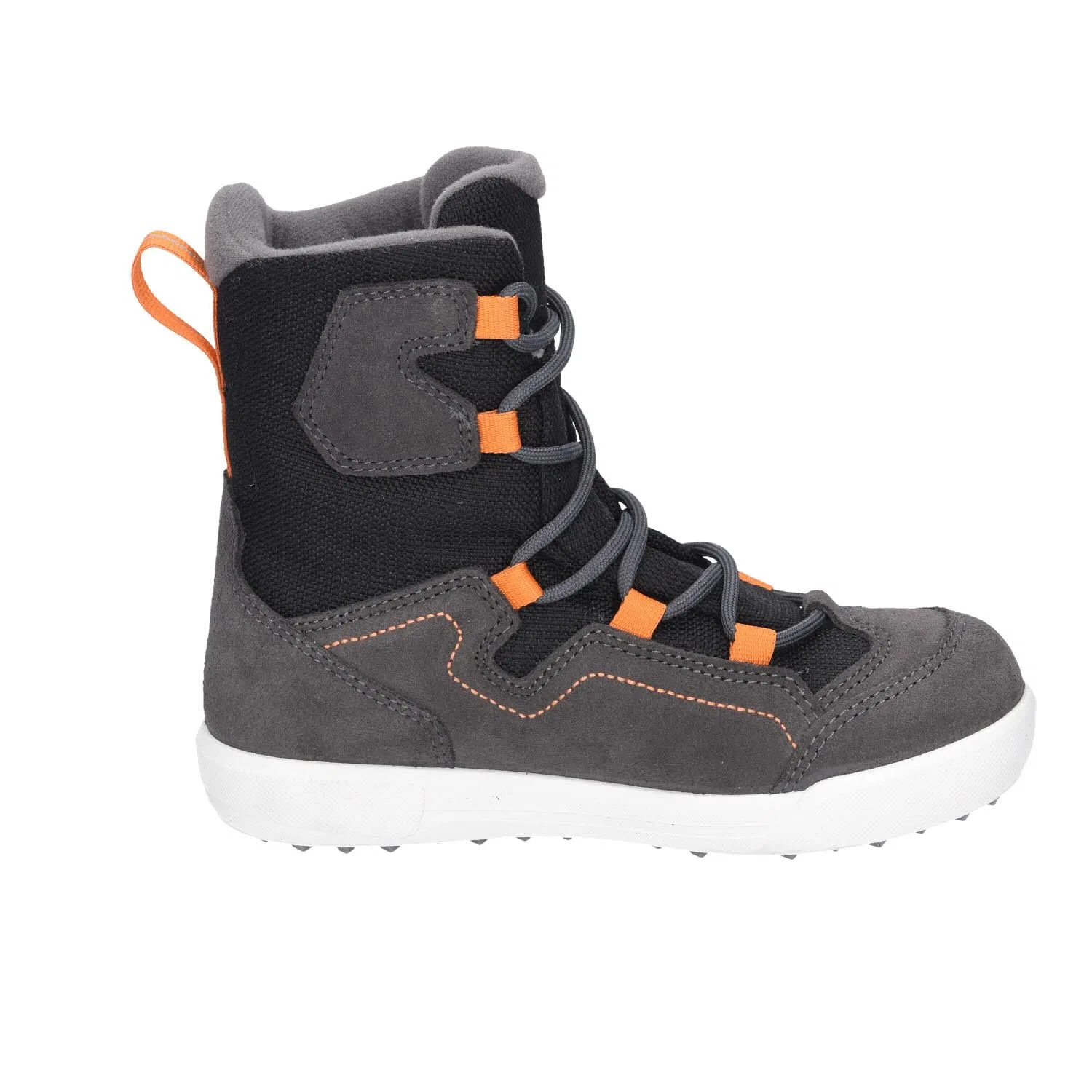 Детские ботинки для мальчиков с мембраной Raik 2 Gtx Hi Jr LOWA, Grey — фото 4