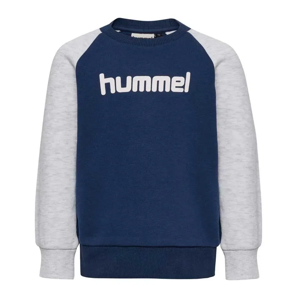 Детский спортивный костюм с принтом Mini Reg Base Hummel, Blue — фото 4