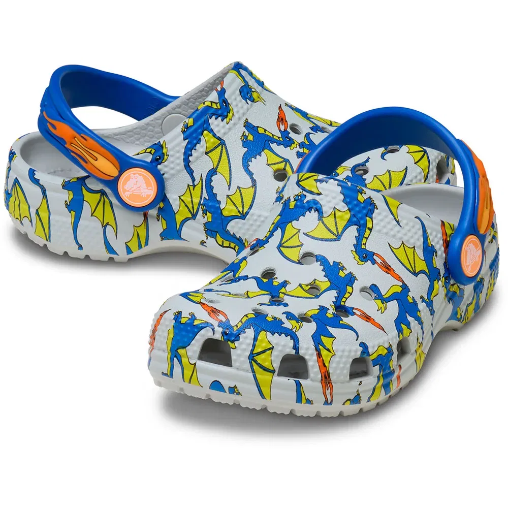 Комбинезон с принтом Classic Dragon Graphic Crocs, белый — фото 3