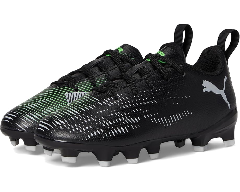 

Кроссовки PUMA Kids Future 8 Play Firm Ground/Artificial Ground, цвет PUMA Black/Cool Light Gray/Fluo Green