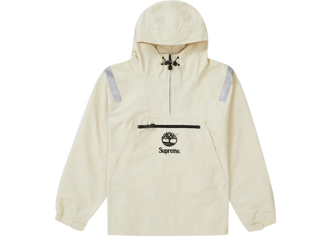 Мужская куртка-анорак с отражающими полосами Supreme Timberland Reflective Taping Anorak, Stone