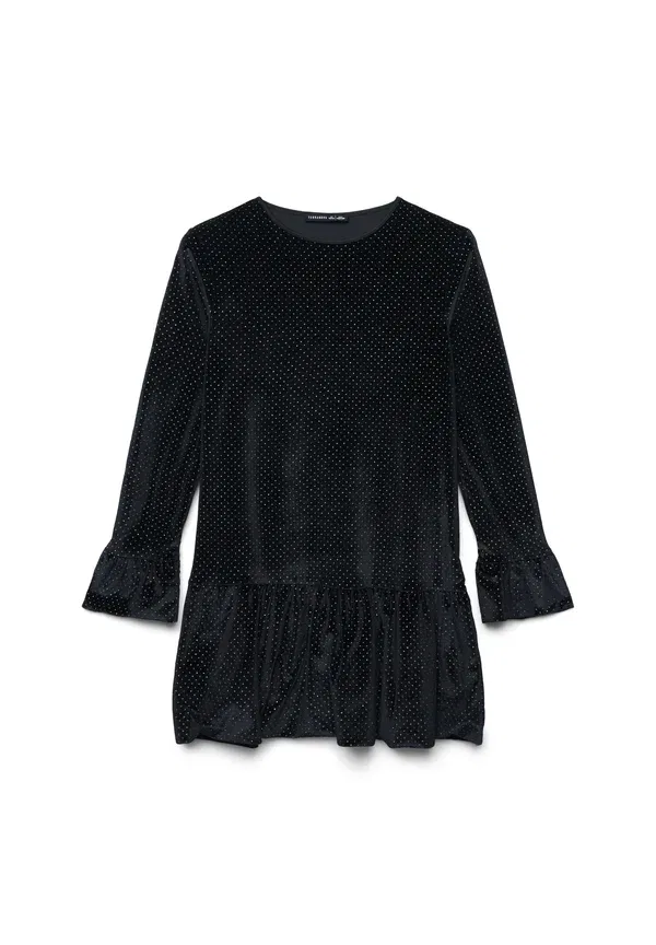 Платье коктейльное с пайетками Cocktail dress Terranova, черный — фото 4