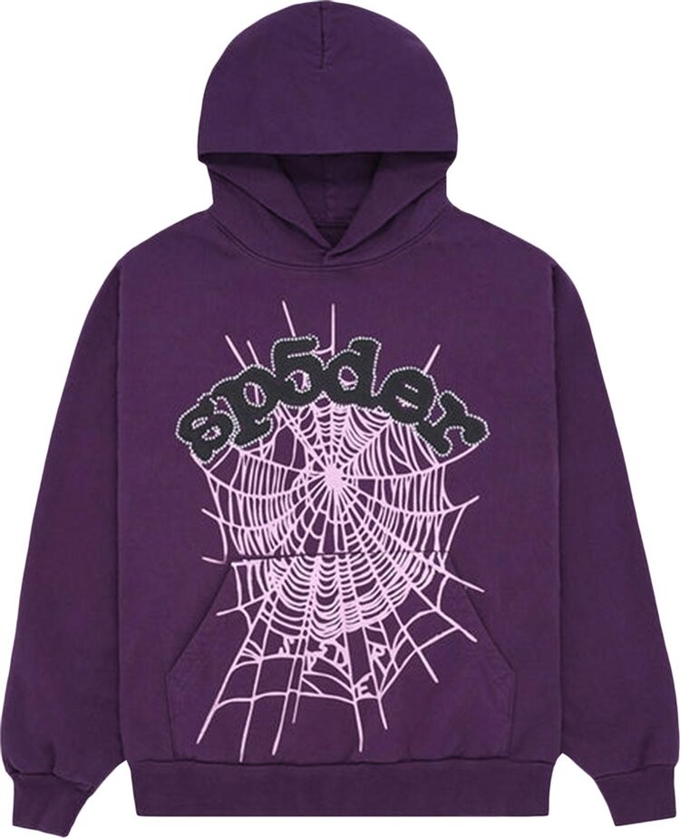 

Худи Sp5der Web Hoodie 'Grape', фиолетовый