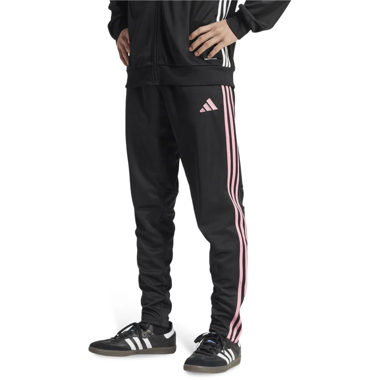 Мужские брюки Tiro Essentials Adidas, цвет Black/Easy Pink