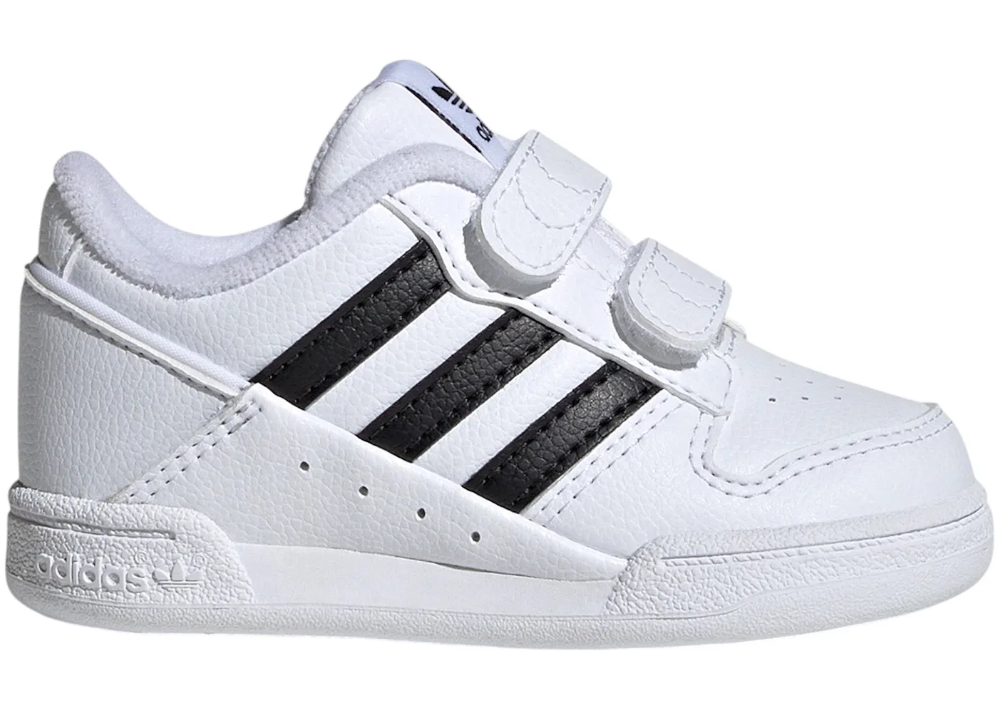 Детские кроссовки с закрытием на липучке Adidas Team Court 2.0 STR Comfort Closure, Cloud White Core Black Cloud White
