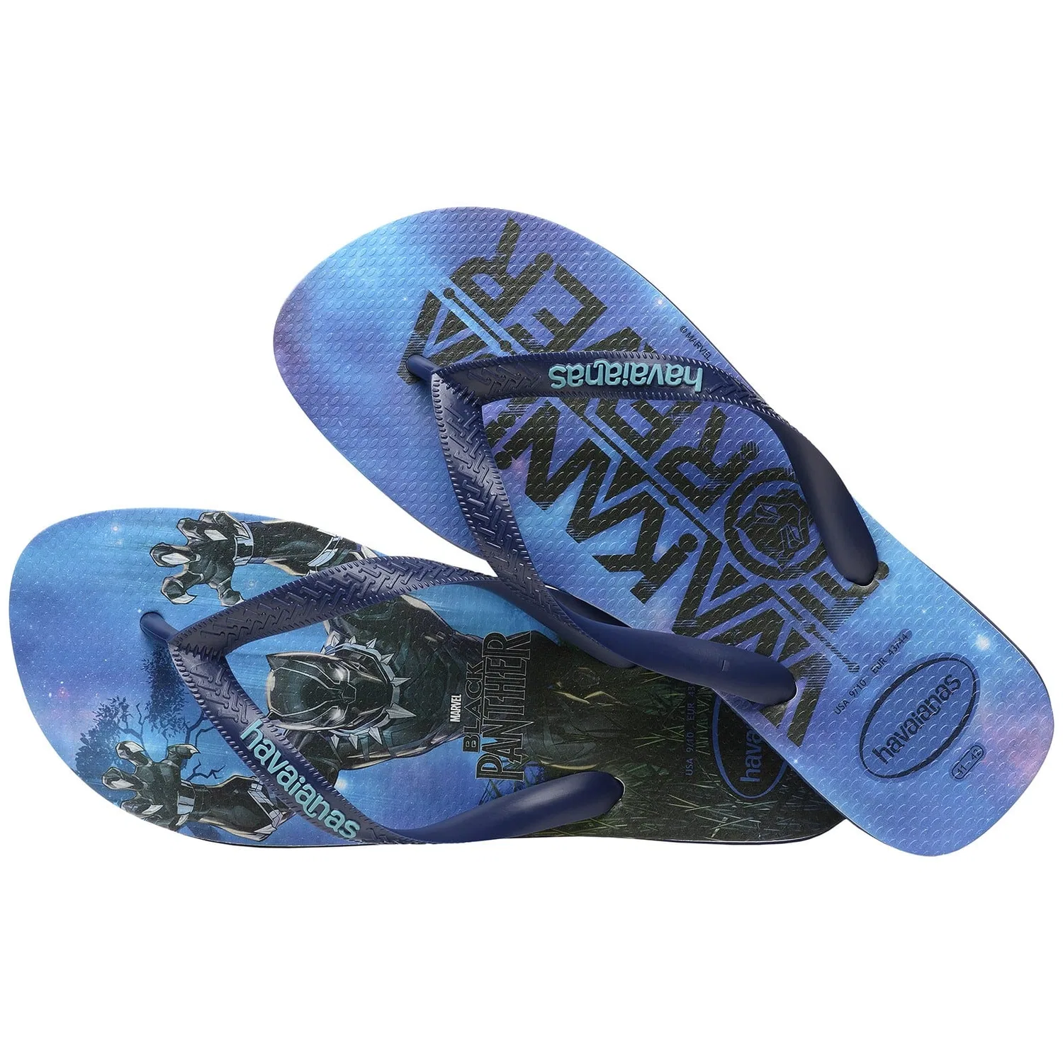 Шлепанцы Marvel Kinder Flip-Flops Havaianas, синий — фото 4