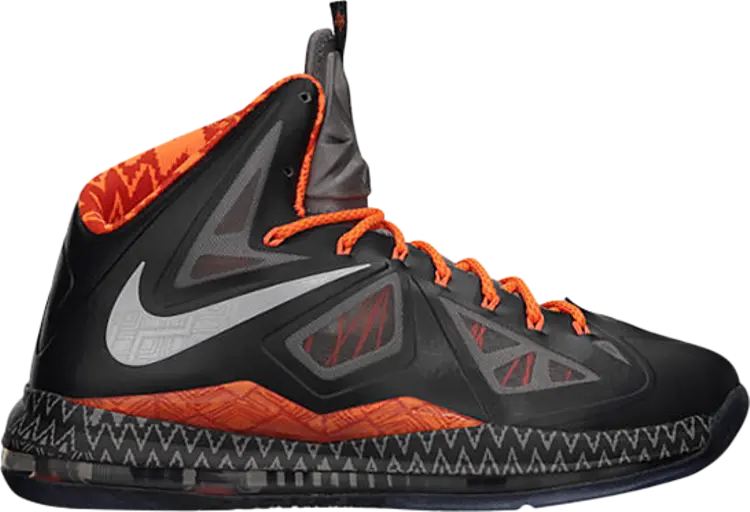 

Кроссовки Nike LeBron 10 'BHM', оранжевый
