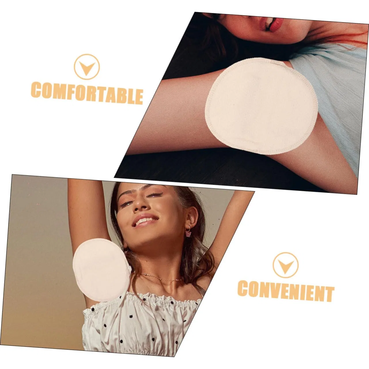 Потопоглощающие подушечки для подмышек Healeved, 4 шт, 14.5x12x2 см, Polyester — фото 4