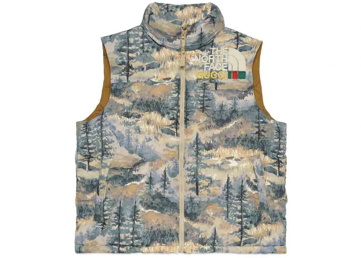 Женский жилет с принтом Gucci x The North Face, Forest Print