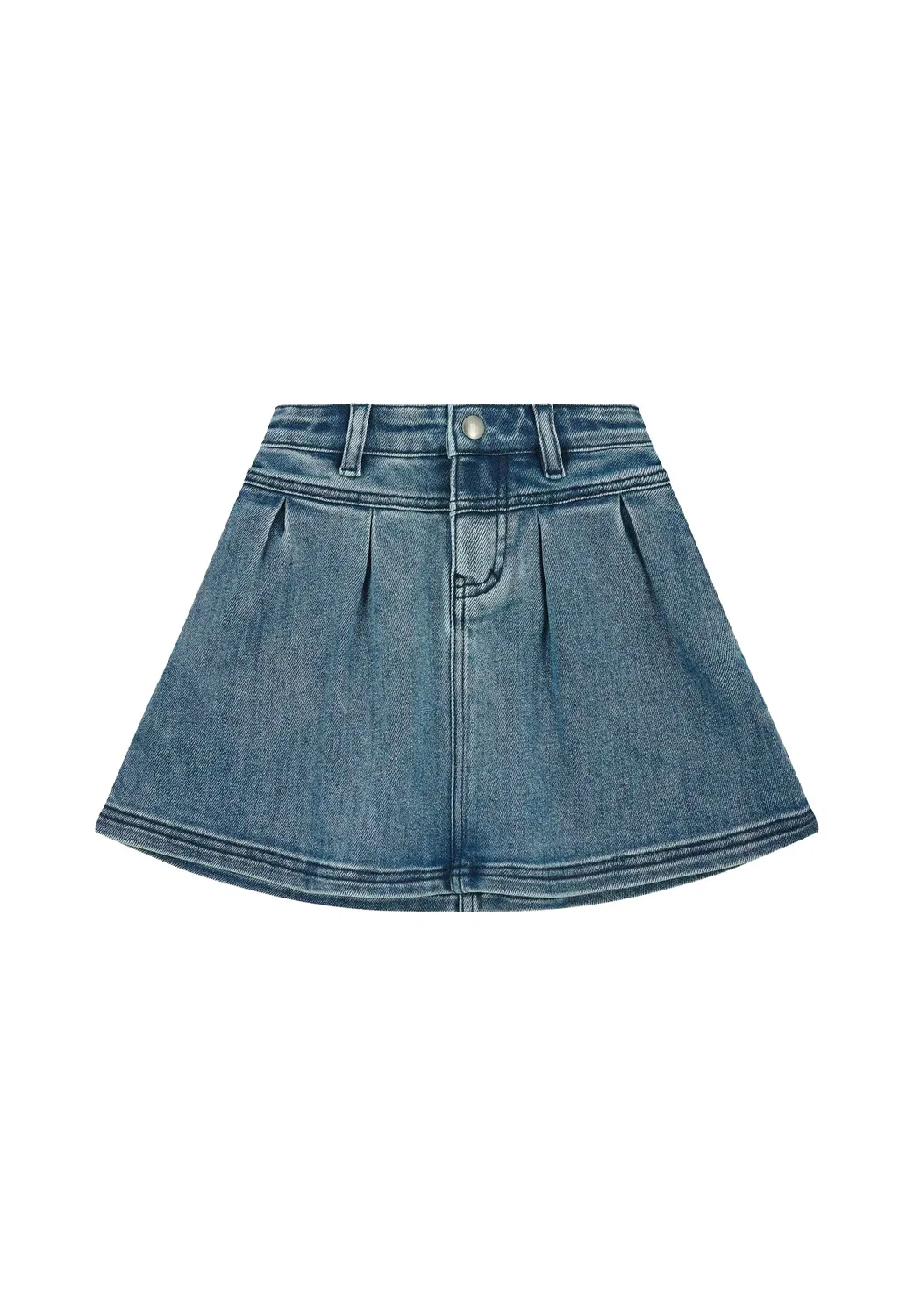 Jeansrock woof & fluff, verstellbarer Bund - юбка-трапеция Steiff, Navy Blazer