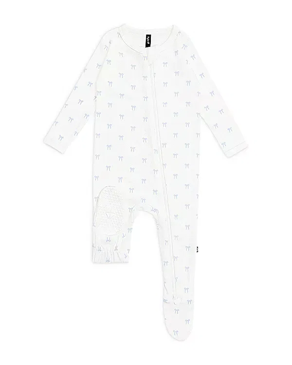 Младенческий комбинезон на молнии с принтом pointelle Kyte Baby, Sweet Blue — фото 2