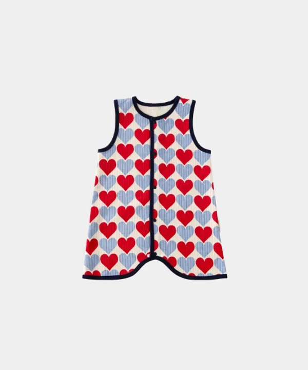Детский жилет с сердцем, Heart Sleep Vest Echond, синий