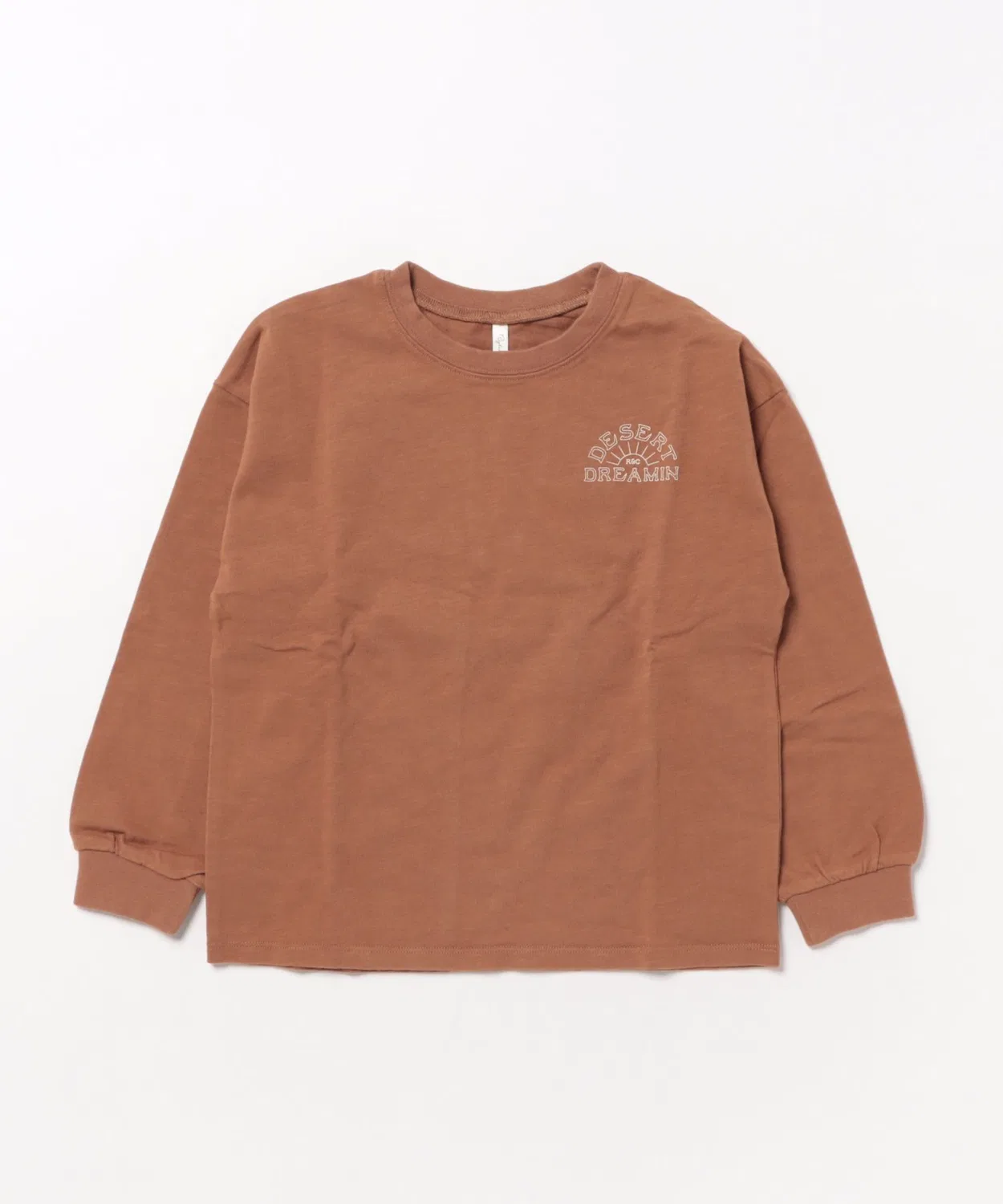 Детская футболка с длинным рукавомDesert Dreamin Rylee + Cru, Brown
