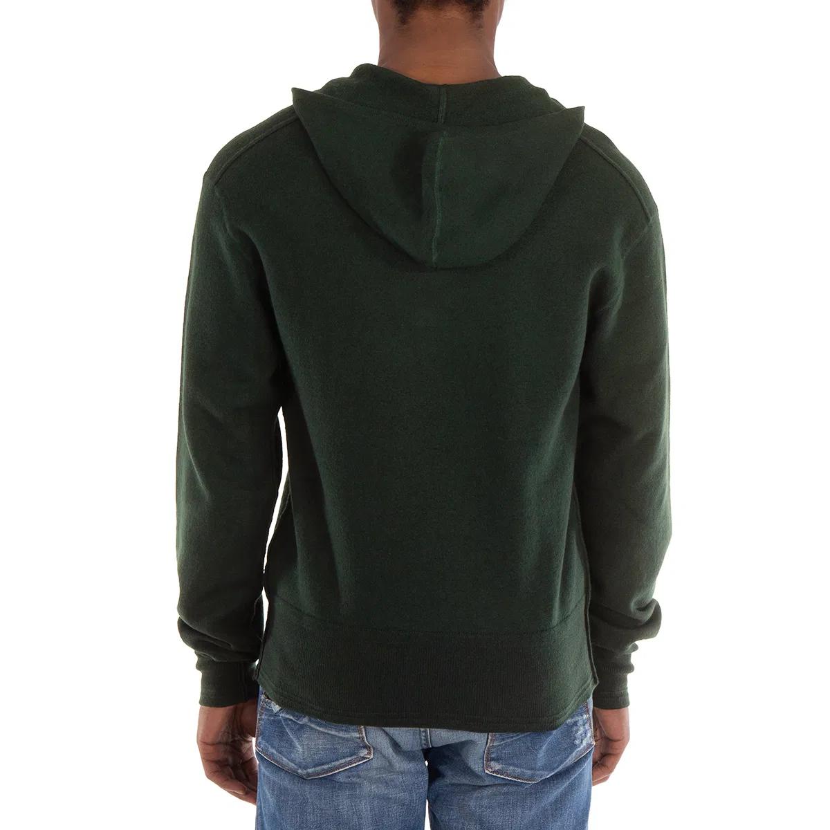 Худи на молнии Wool Half-Zip Hoodie Burberry — фото 2
