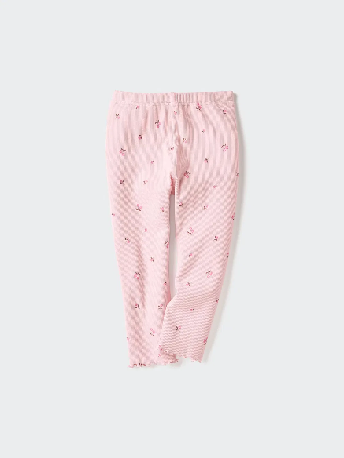 Леггинсы Uniqlo, полная длина стандартный крой, розовый