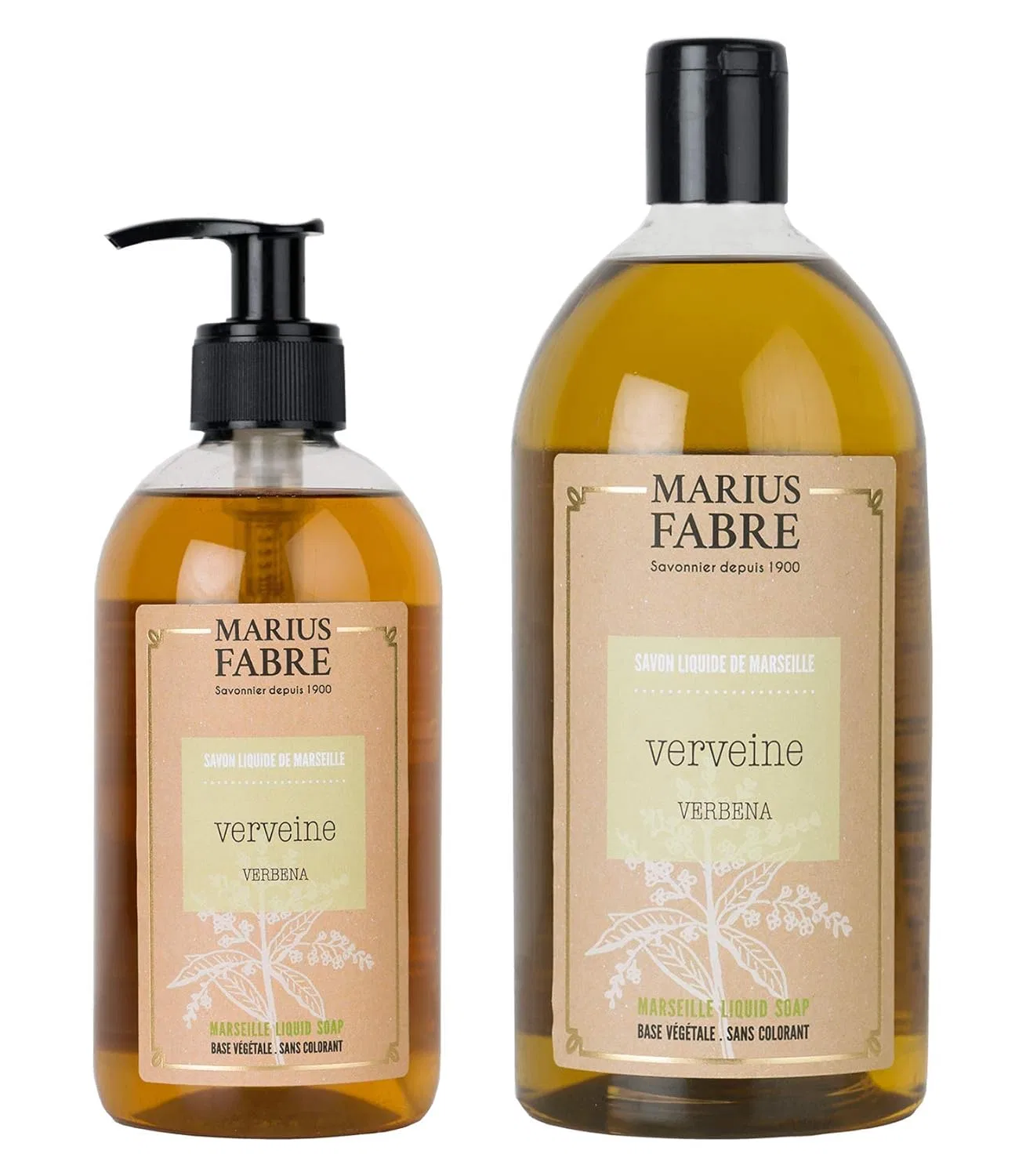 Жидкое мыло Marius Fabre, набор 2 шт., 1400 мл, Coconut Oil