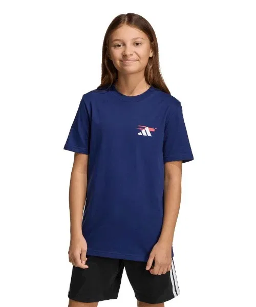 Детская футболка с принтом Gaming Graphic Junior Adidas, Dark Blue — фото 3