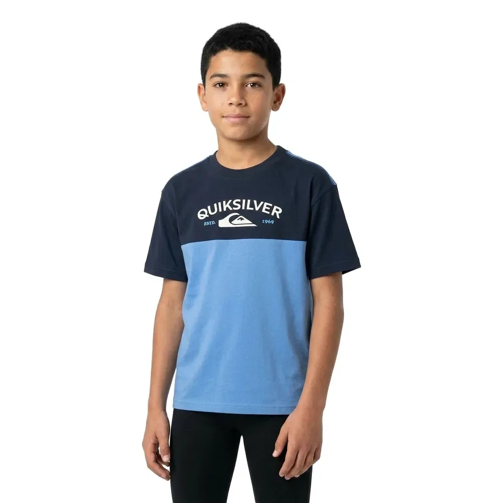 Детская футболка с коротким рукавом Knowledge Aera Quiksilver, Blue