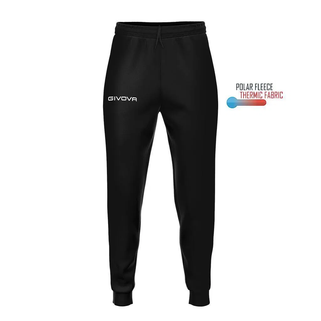 Детские спортивные штаны из флиса Givova One, Schwarz