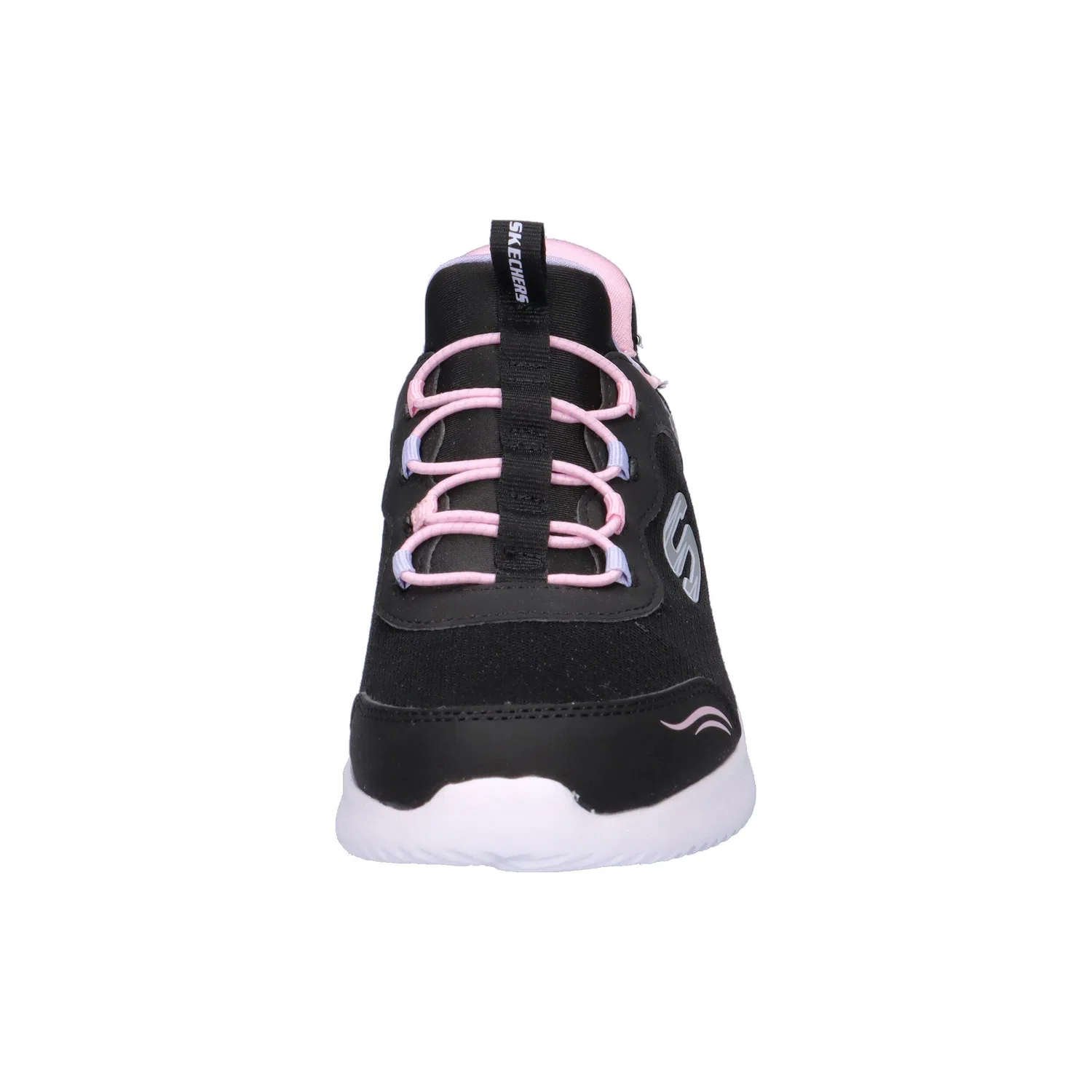 Детские кроссовки для девочек с технологией Hands Free Slip-Ins Bounder-Simple Cute Skechers, Schwarz — фото 3